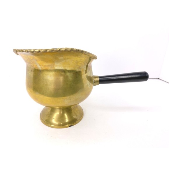Vintage Unique Brass PWF Solid Brass India Pot/Server - Picture 2 of 11